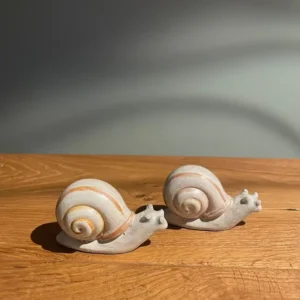 Chiocciola, scultura in marmo riciclato - fatto a mano in Italia, A&P Marmi