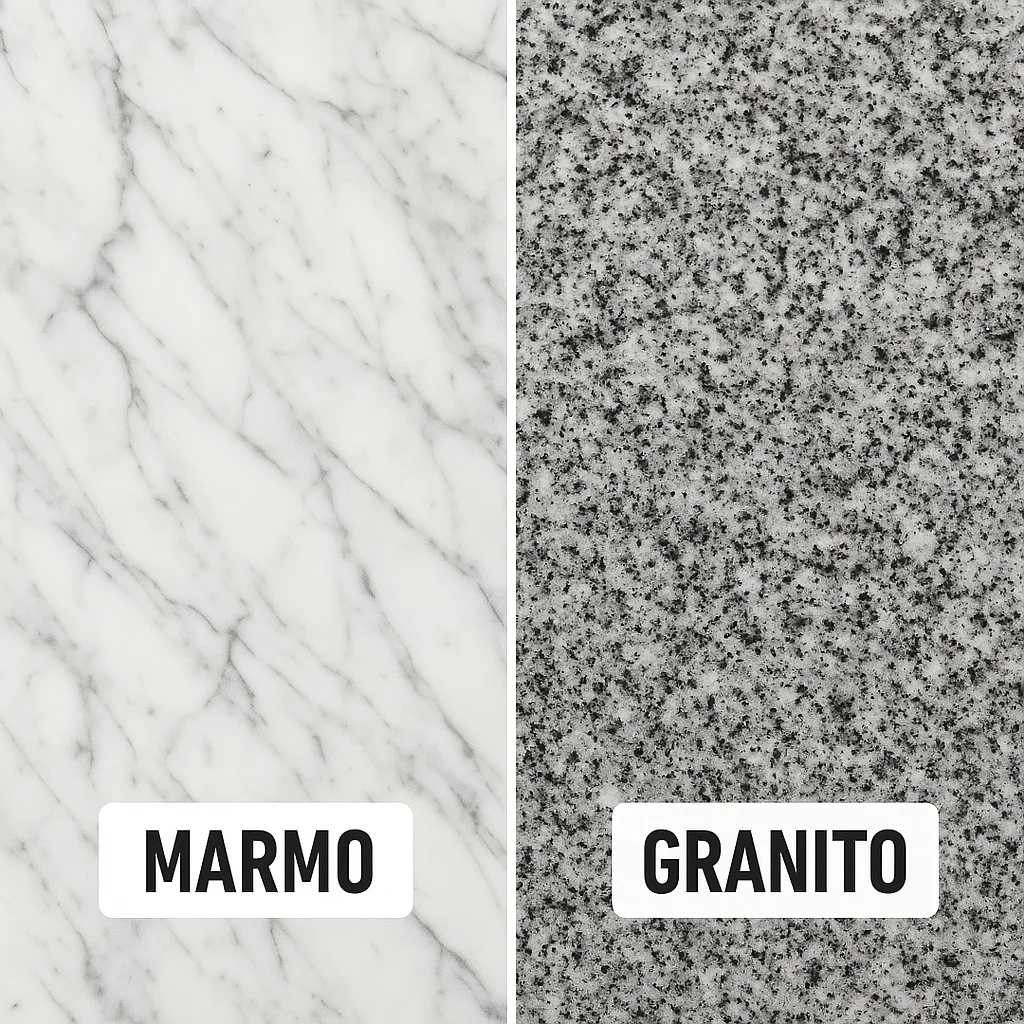 Differenze tra marmo e granito: origini e riuso sostenibile