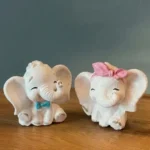 Ele E Tina – animaletto decorativo in polvere di marmo fatto a mano, A&P Marmi (vista 3)