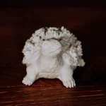 Michelangelo, tartaruga decorativa in polvere di marmo, A&P Marmi