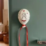 Pensiero in Aria, calamita palloncino personalizzabile in polvere di marmo, A&P Marmi