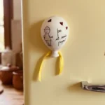 Pensiero in Aria, calamita palloncino personalizzabile in polvere di marmo, A&P Marmi