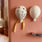 Pensiero in Aria, calamita palloncino personalizzabile in polvere di marmo, A&P Marmi